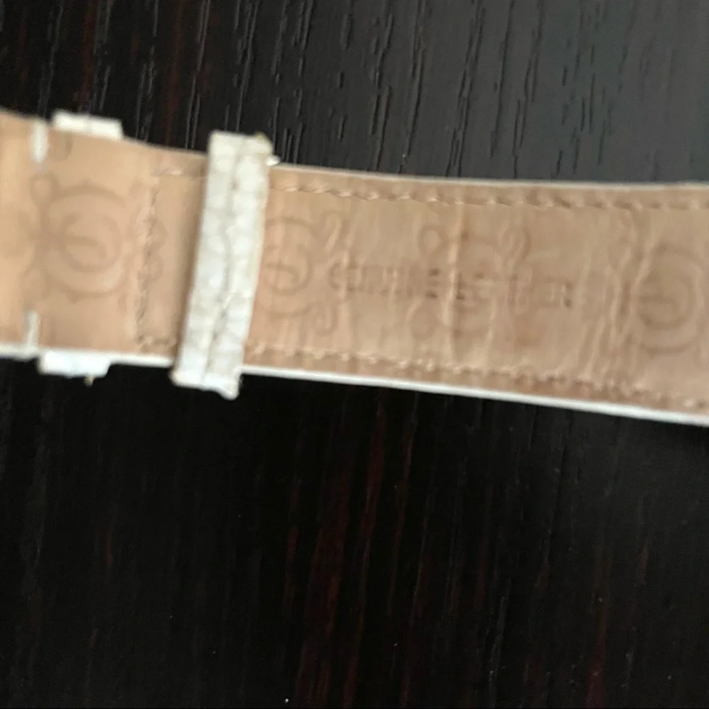 Juicy Couture White Watch with Leather Strap with Charm